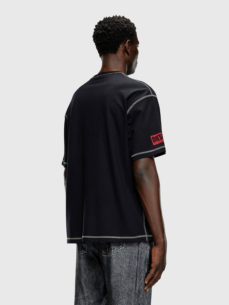 T-WASH-N3 black T-shirt  - 3