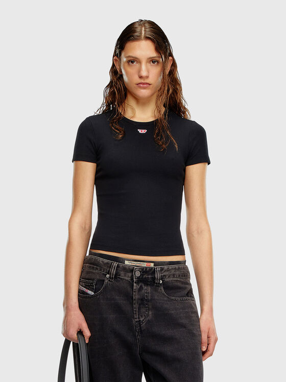 Тениска от памук T-ELE-LONG-D - 1