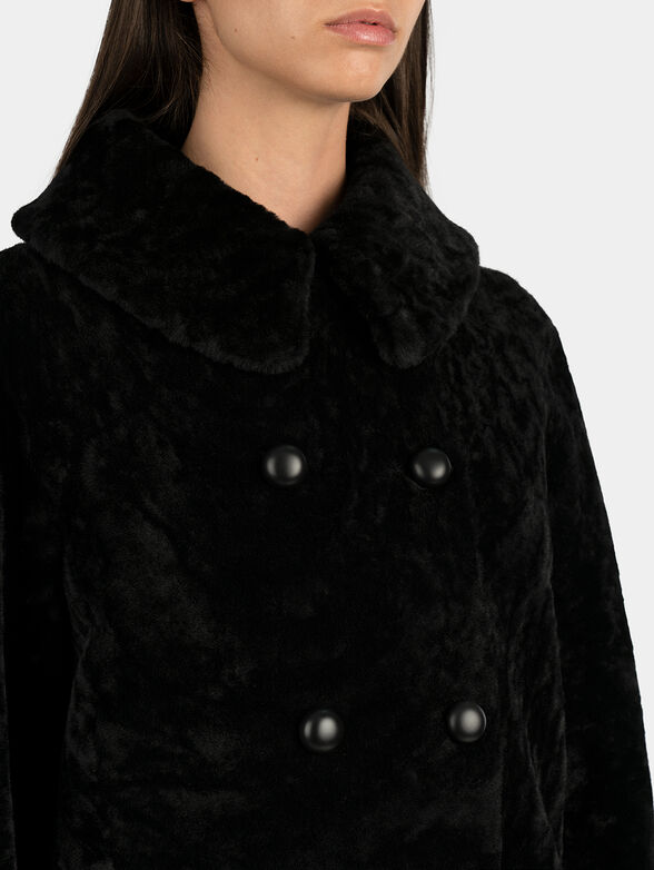 Reversible Astrakhan Merino shearling coat - 3