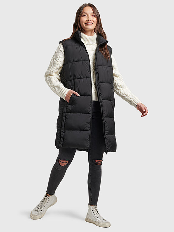 Padded vest with quilted effect - 6