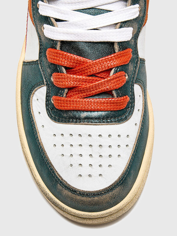MI BASKET METAL MIX Leather sneakers - 4