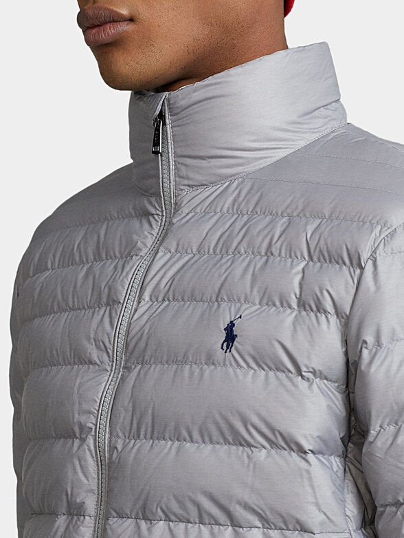 Padded jacket in grey - 4