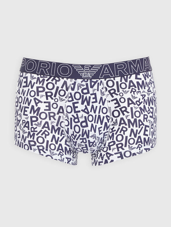 Boxers with monogram print  - 2