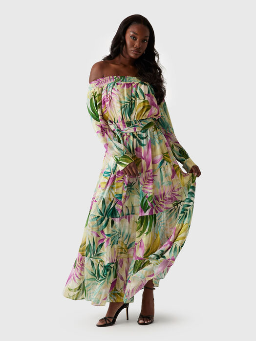 JOSEE off shoulder maxi dress