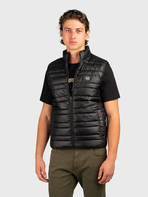 Reversible vest in black - 2