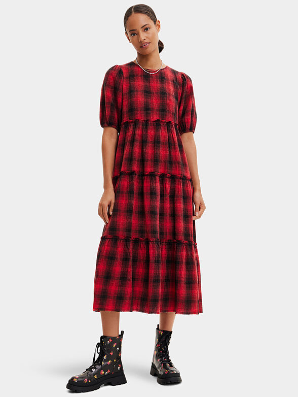 KHAN plaid dress - 1