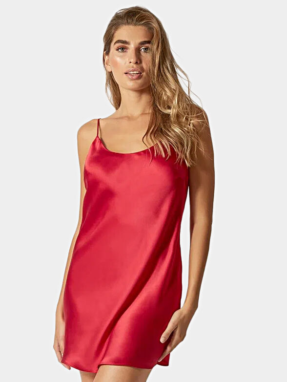 Silk touch color Chemise - 1