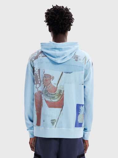BAIRD sweatshirt with hood and print - 3