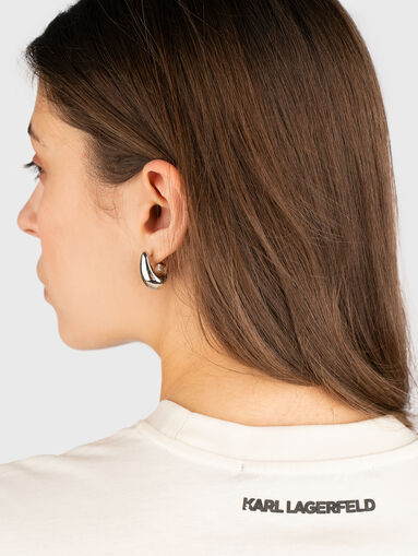 Cotton T-shirt with logo print - 5