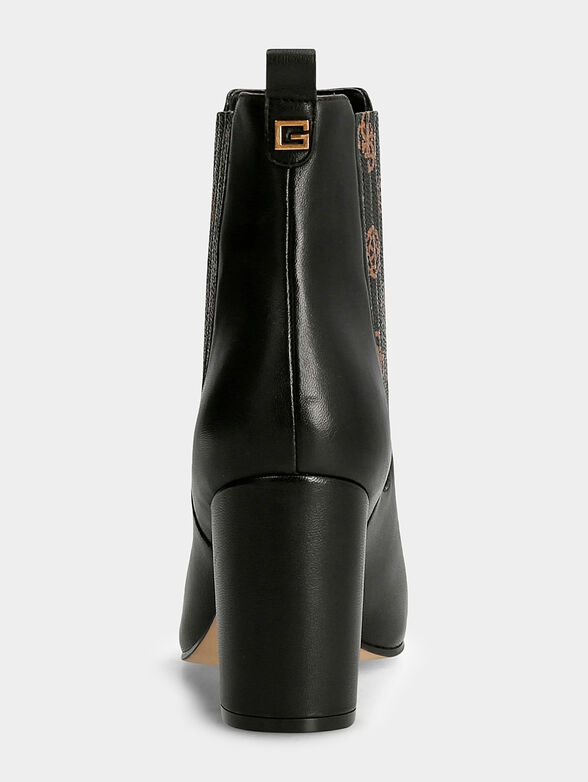 Leather boots with print - 3