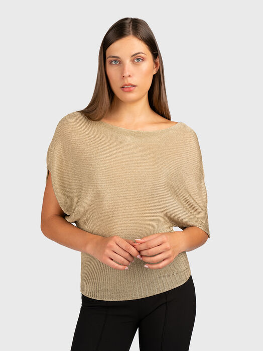 Sweater with short sleeves