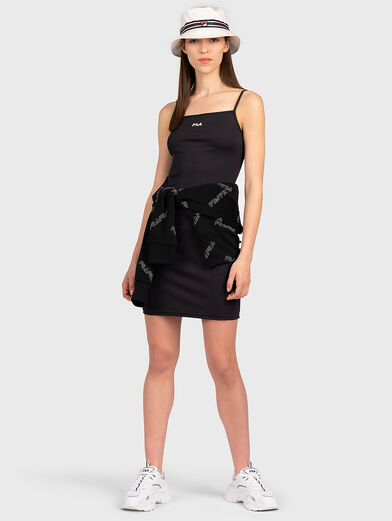 AMBERLY Black dress with slim fit  - 4