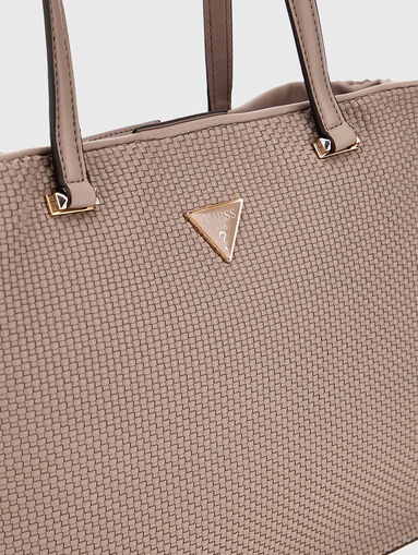 Beige bag with pouch - 4
