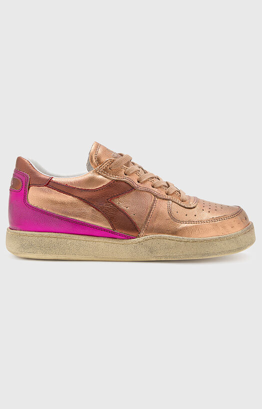 MI BASKET LOW sports shoes with contrasting inserts - 1
