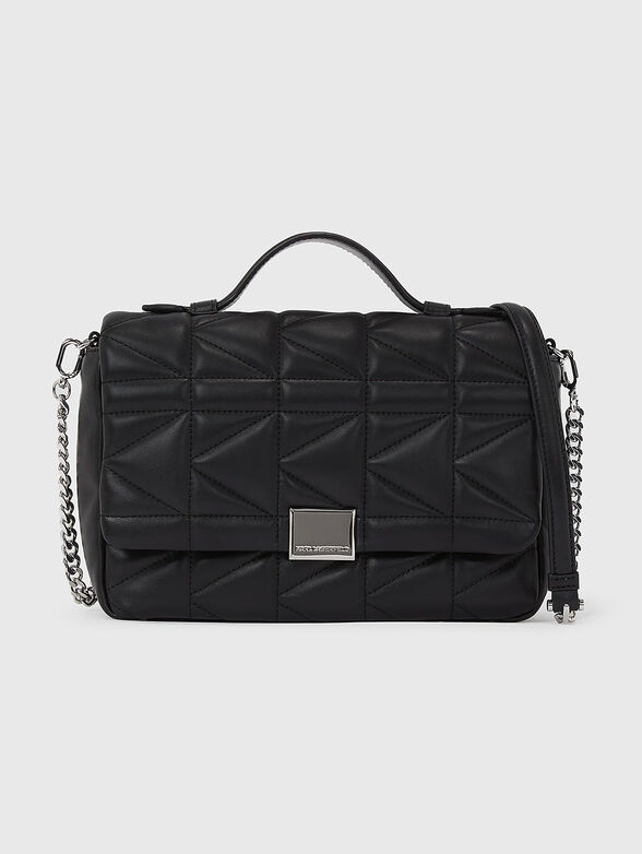 Quilted effect crossbody bag - 1