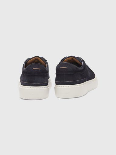 Suede shoes with logo - 4