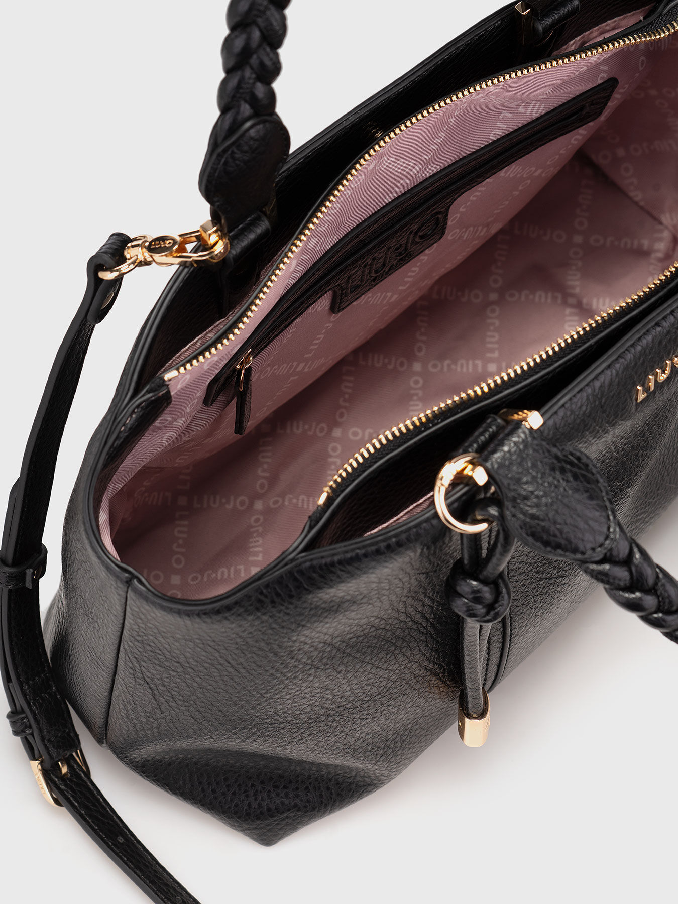 BOSTON bag with logo brand LIU JO — Globalbrandsstore.com/en