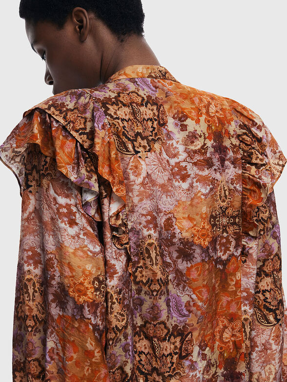 Paisley print blouse - 4