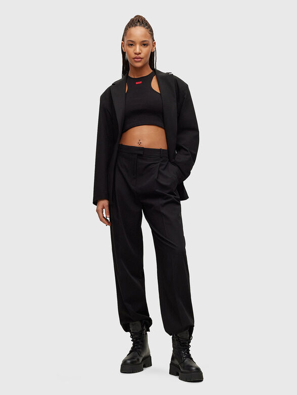 HASABU black trousers with bustier  - 4