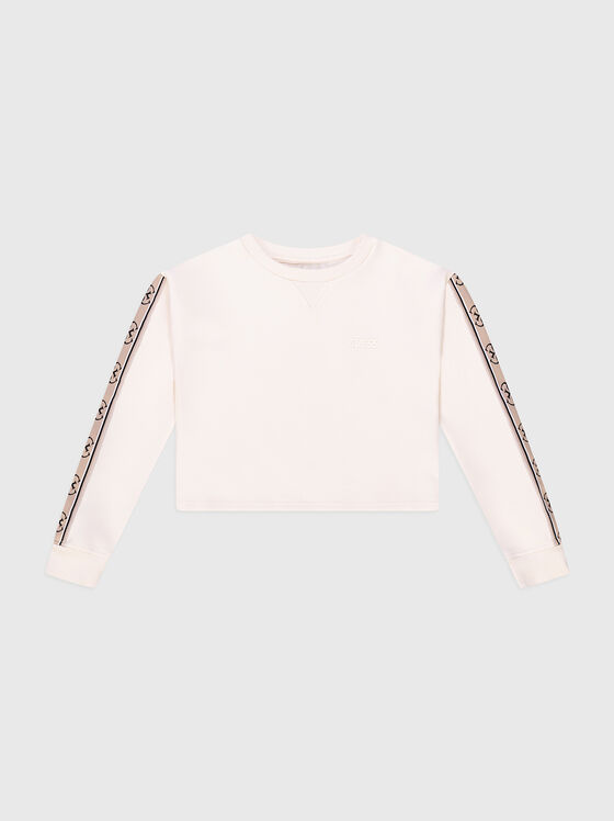 Cropped sweatshirt with 4G logo detail - 1
