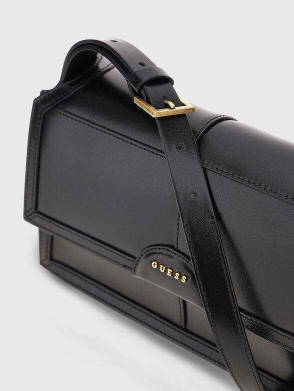 ISA black leather bag - 5