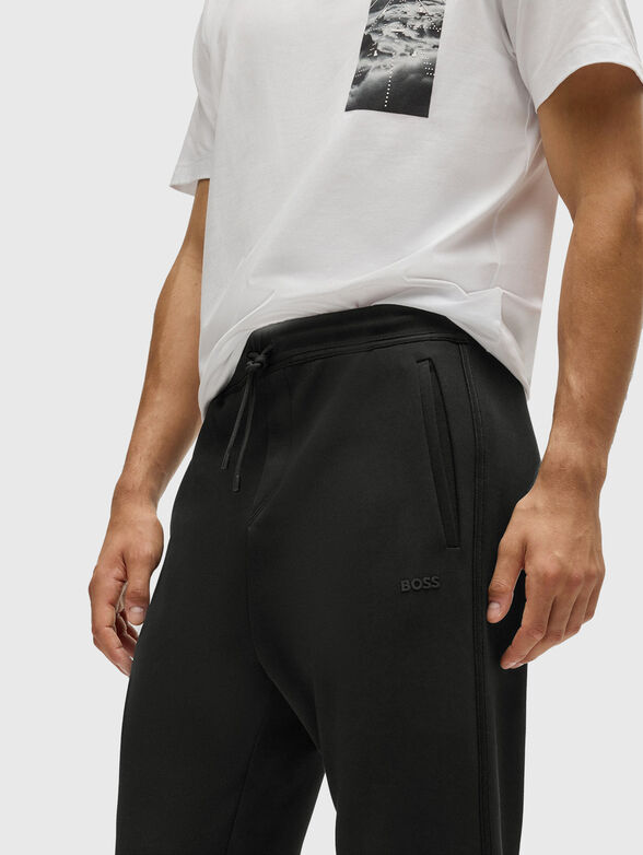 Sports trousers with logo detail - 3