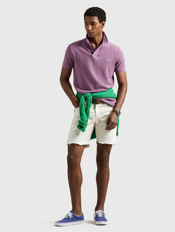 Polo shirt with embroidered logo - 1