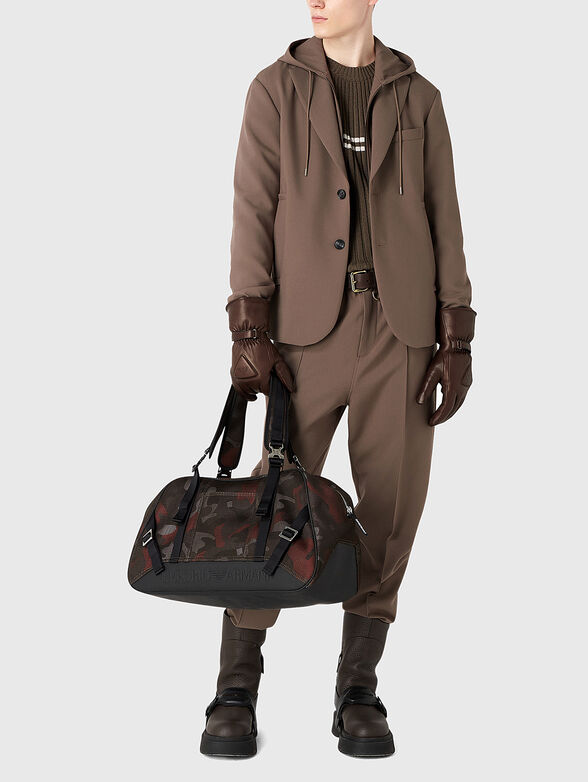 Brown trousers with hem - 4