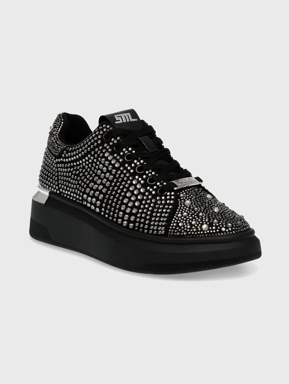 GLOBES rhinestones sneakers - 2