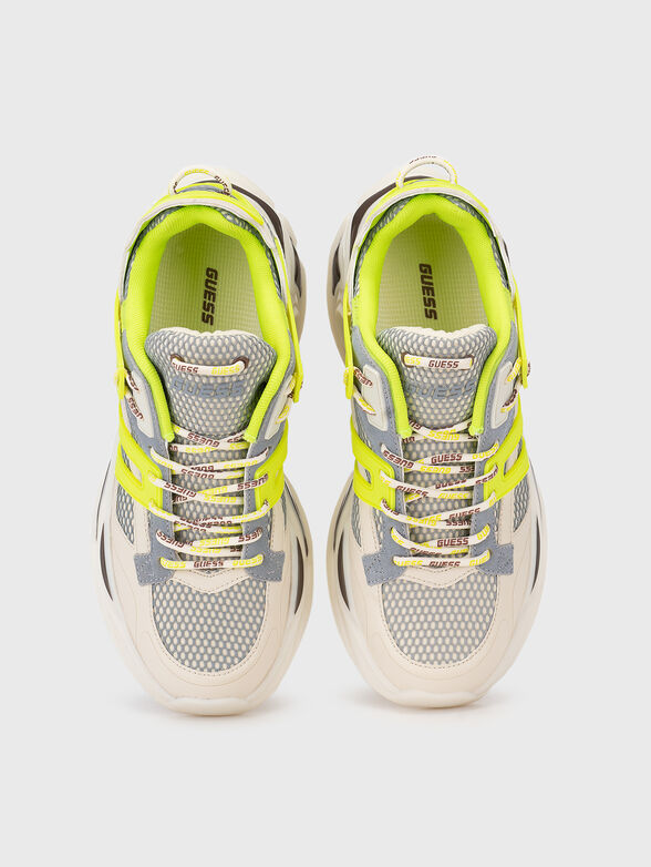 BELLUNO sports shoes with neon details - 6