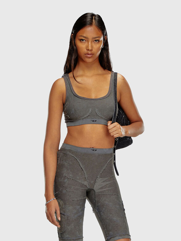 AWB-NYA-WT01 ribbed bralette - 1