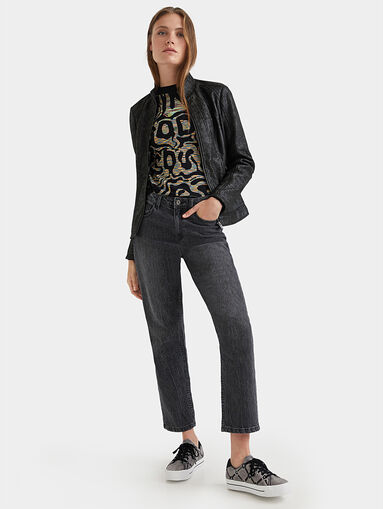 Slim high neck jacket COMARUGA - 5