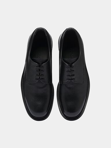 Leather shoes in black color - 5