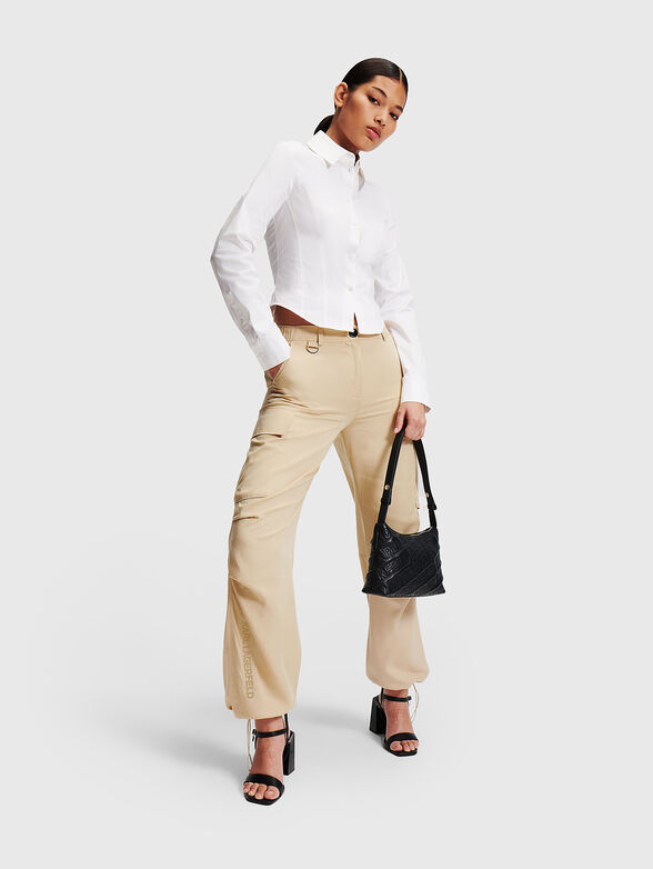 Beige cargo pants - 4