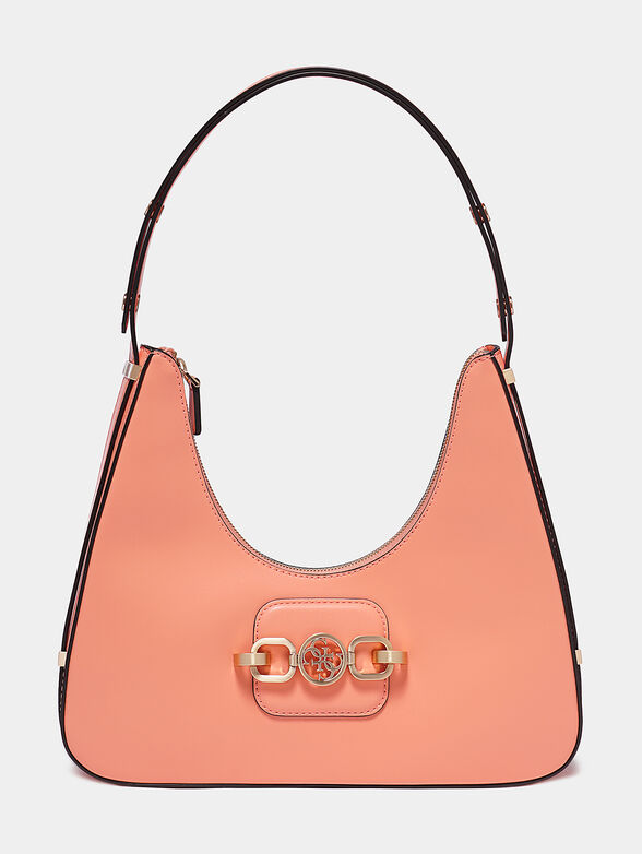 HENSELY HOBO Shoulder bag in coral color - 1