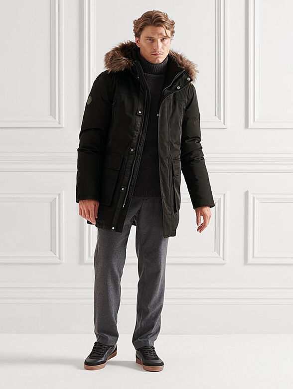 Winter jacket with a hood - 2