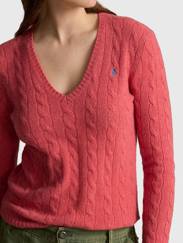 V-neck pullover - 4