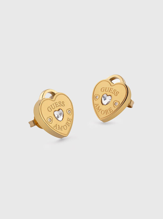 Обеци AMORE с кристали - 1