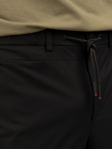Black chino trousers with laces - 4