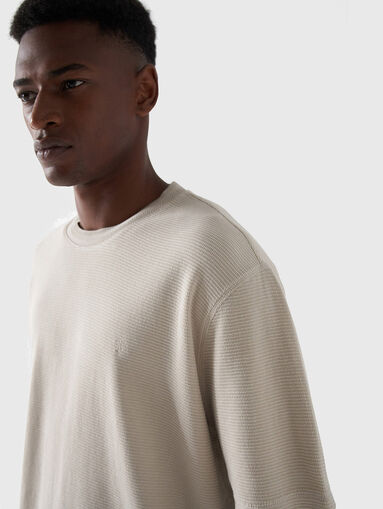 Structured t-shirt - 5