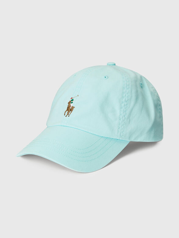 Hat with multicolour logo embroidery - 1