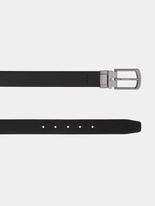 Real leather reversible belt - 4