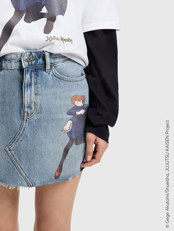 HUGO x JUJUTSU KAISEN denim skirt - 3