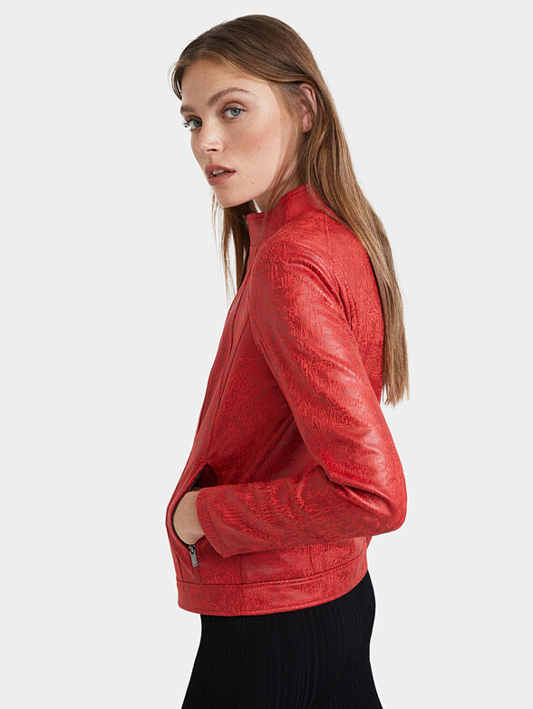 Slim high neck jacket COMARUGA - 3