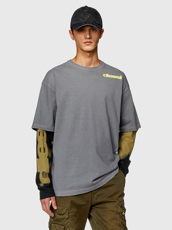 T-WESHER-N3 T-shirt in grey - 1