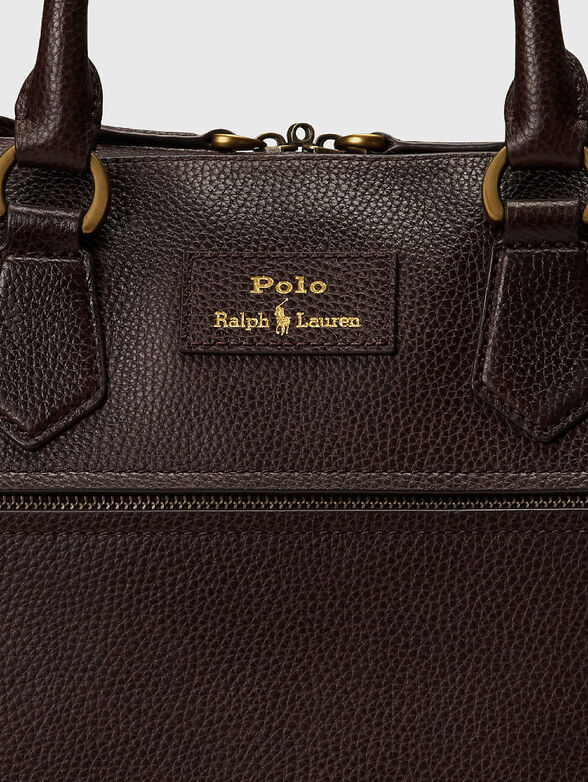 Leather bag with long strap - 5