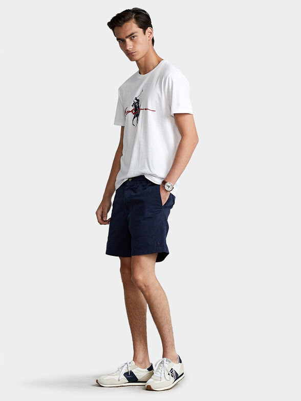 White cotton t-shirt with logo - 4