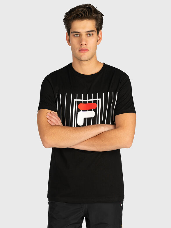 SAUTUS Black cotton T-shirt - 1