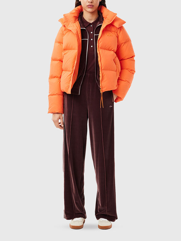 Burgundy cotton polo shirt - 2