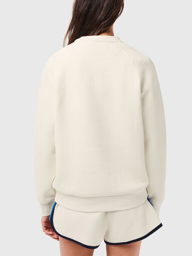 Dark blue sweatshirt with logo detail  - 3